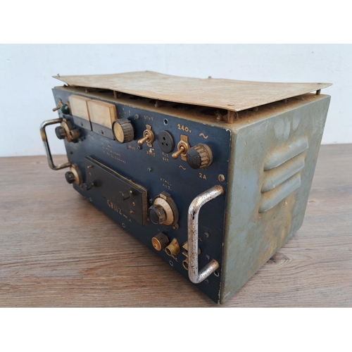 545 - A G811Z Mk. 4 military radio with MOD record sticker to reverse