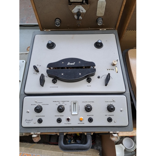 546 - A very large collection of vintage audio electronics to include Brenell, Verdik and Scophony-Baird r... 