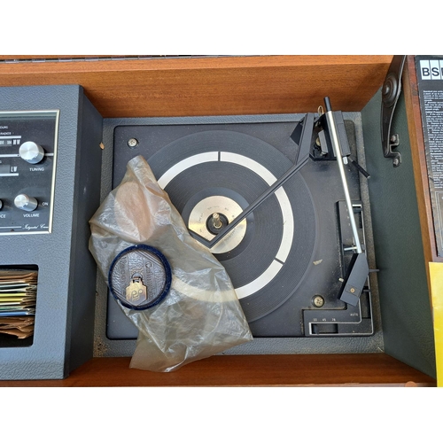 547 - A vintage Fidelity R.G. 35 stereo radiogram fitted with BSR three-speed autochanger turntable and Fi... 