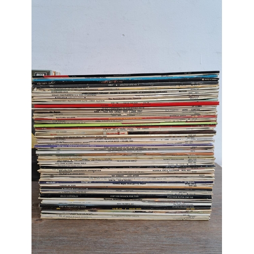 548 - A collection of shellac, LP and 7