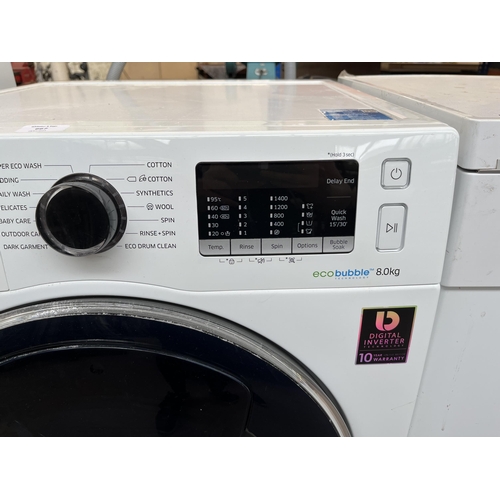 667 - A Samsung digital inverter technology 8kg 60cm washing machine