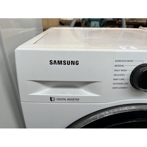 667 - A Samsung digital inverter technology 8kg 60cm washing machine