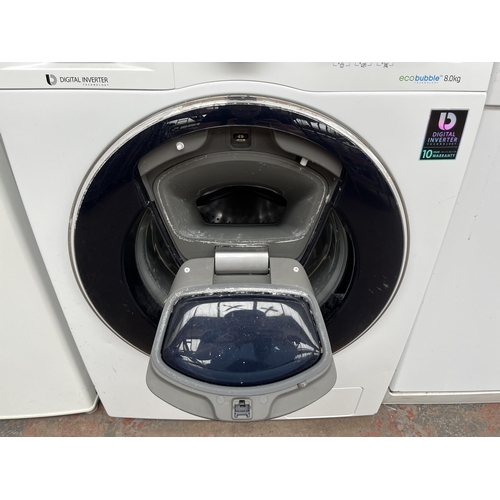 667 - A Samsung digital inverter technology 8kg 60cm washing machine