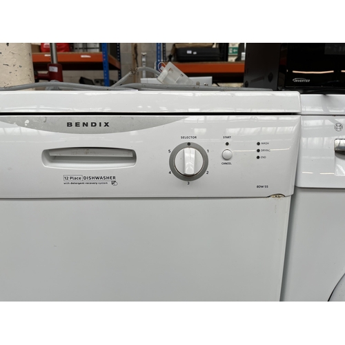 675A - A Bendix BDW55 twelve place 60cm dishwasher