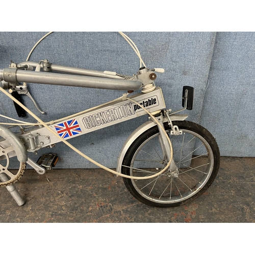 697 - A Bickerton Portable folding bike