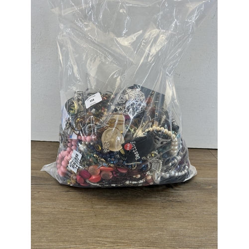 458 - Approx. 10kg of assorted costume jewellery