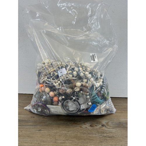 461 - Approx. 10kg of assorted costume jewellery