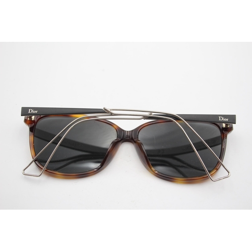 2437 - A pair of Dior tortoiseshell effect sunglasses