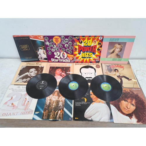 642 - A collection of vinyl records to include The Beatles, Eurythmics, Tangerine Dream, Kate Bush etc.