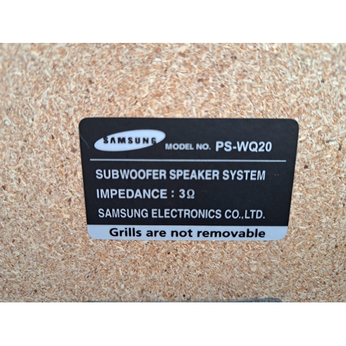 658 - Two Samsung items, one DVD home cinema system and one CS-WQ20 5.1 surround sound system