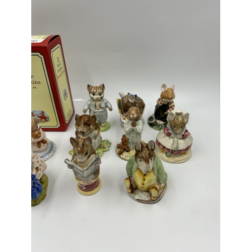 289 - Ten Royal Doulton and Beswick figurines to include Wilfred Toadflax, Timmy Willie, Appley Dapply, Sa... 