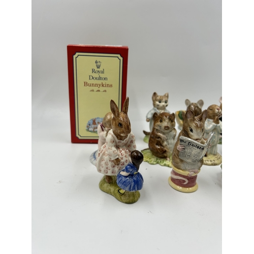 289 - Ten Royal Doulton and Beswick figurines to include Wilfred Toadflax, Timmy Willie, Appley Dapply, Sa... 