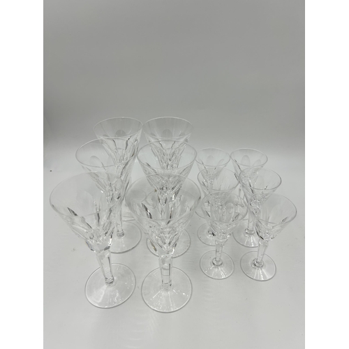 292 - Twelve Waterford Crystal drinking glasses