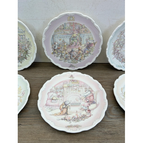 352 - Six Royal Doulton The Wind In The Willows collector's plates by Christina Thwaites