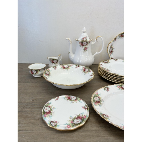 402 - A collection of Royal Albert Celebration bone china