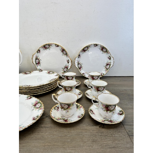 402 - A collection of Royal Albert Celebration bone china