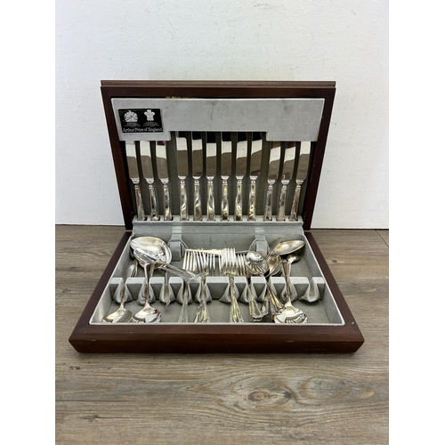 410 - An Arthur Price of England canteen of stainless steel cutlery