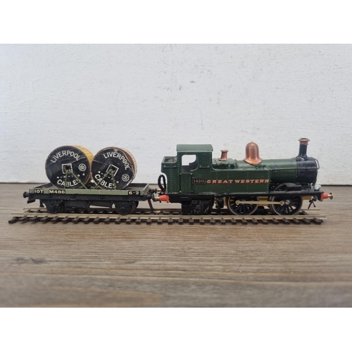 436 - Three pieces of 00 gauge model railway, one scratch built Great Western locomotive, one Hornby Dublo... 