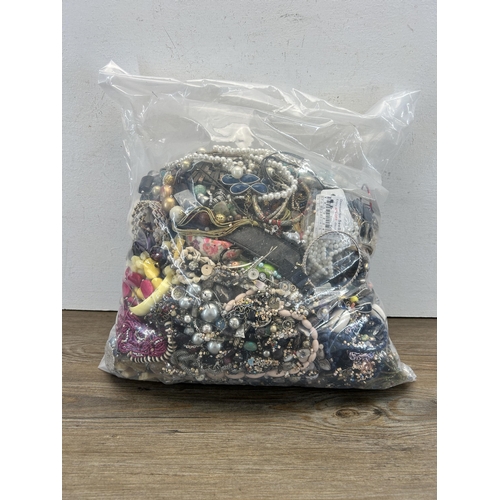 464 - Approx. 10kg of assorted costume jewellery