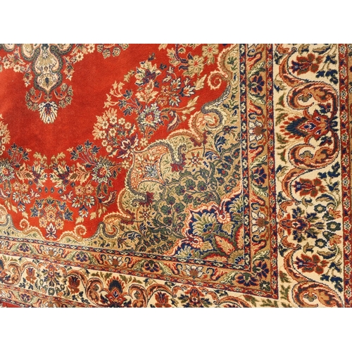 112 - A Keshan Super floral pattern rug - approx. 360cm x 275cm