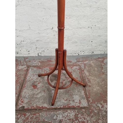 75A - A Thonet style bentwood coat stand - approx. 192cm high