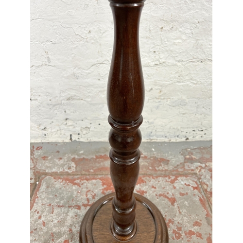 50 - A mahogany jardinière stand - approx. 78cm high