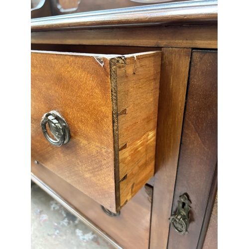 51 - An early 20th century mahogany mirror back sideboard