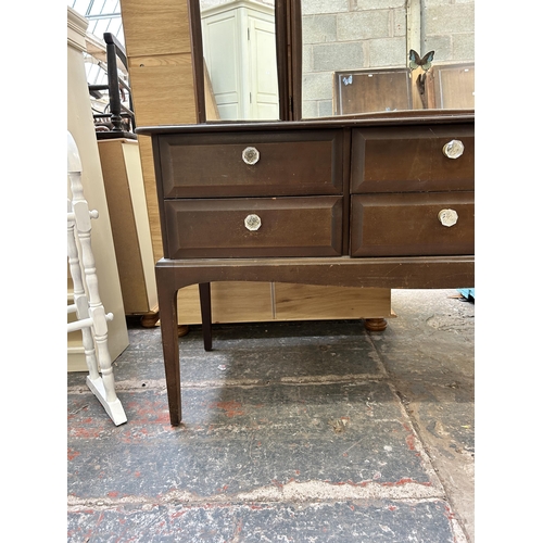 6 - A Stag Minstrel mahogany dressing table