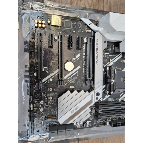 681 - Two items, one Asus Prime X470-Pro motherboard and one PowerColor RN 380 4gb graphics card