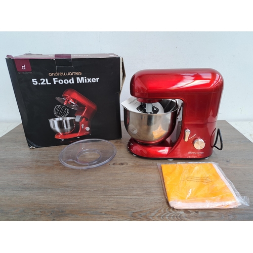 697 - A boxed Andrew James 5.2L food mixer