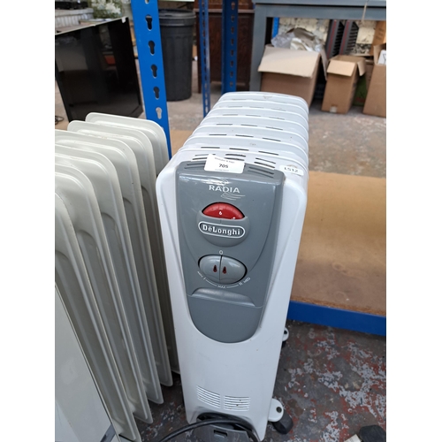 705 - Three space heaters, one Radia, one Challenge and one B&Q