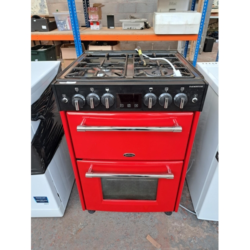 711 - A Belling four ring stove cooker and grill unit - approx. 94cm high x 60cm wide x 64cm deep