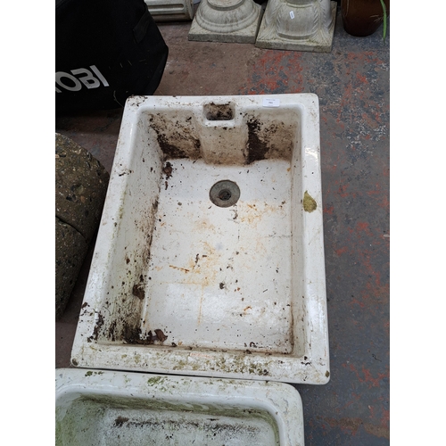 791 - A vintage ceramic sink