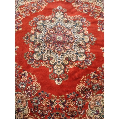 112 - A Keshan Super floral pattern rug - approx. 360cm x 275cm