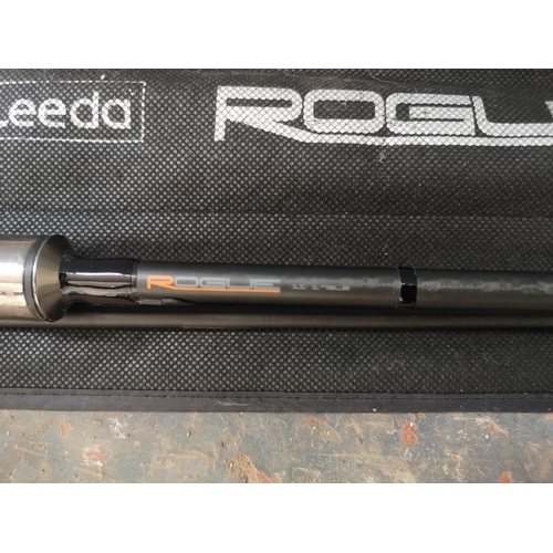 725 - A bagged Leeda Rogue 11ft 1.75lb test curve two piece Barbel rod