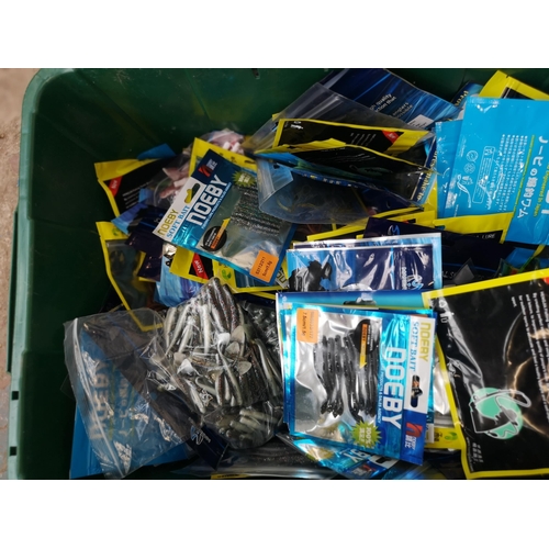 741 - A large collection of soft plastic fishing lures