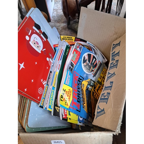 825 - A large collection of house clearance items to include Crosley record player, mid 20th century child... 