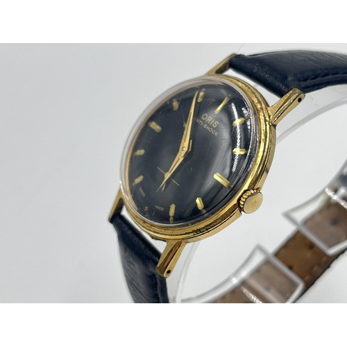 2297 - A vintage Oris Anti-Shock mechanical men's wristwatch