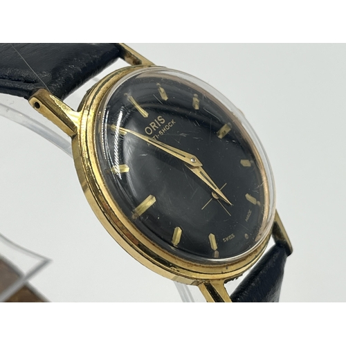 2297 - A vintage Oris Anti-Shock mechanical men's wristwatch