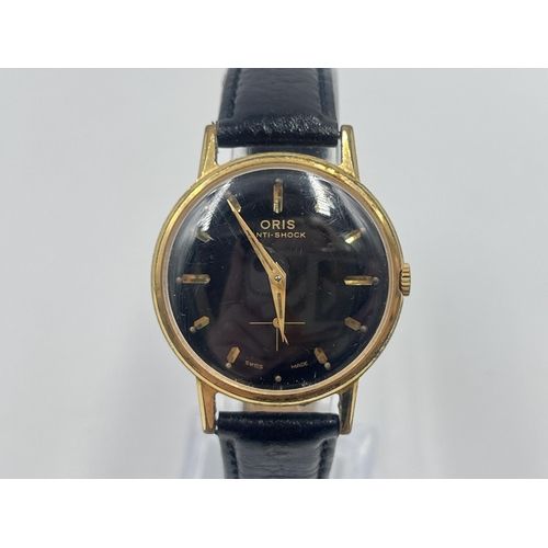 2297 - A vintage Oris Anti-Shock mechanical men's wristwatch