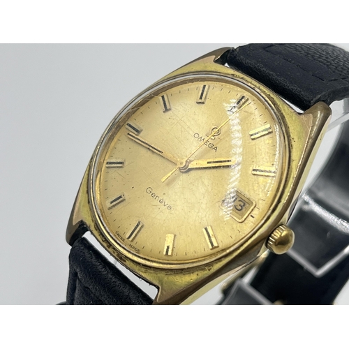 2298 - A 1970s Omega Genéve mechanical men's wristwatch