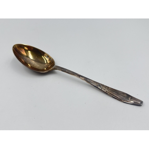 2309 - A boxed hallmarked Sheffield silver teaspoon, dated 1956 - approx. gross weight 17.8g