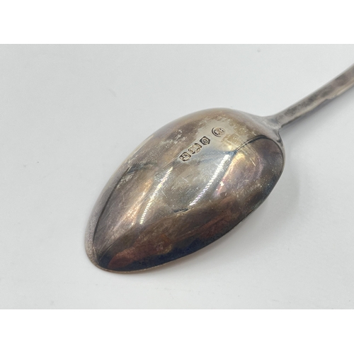 2309 - A boxed hallmarked Sheffield silver teaspoon, dated 1956 - approx. gross weight 17.8g