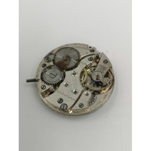 2299 - Three early/mid 20th century Swiss made mechanical wristwatch movements and dials, two Roamer and on... 