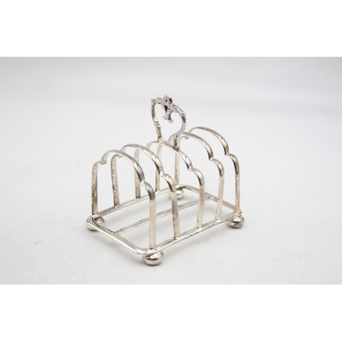 2260 - A Victorian Atkin Bros hallmarked Sheffield silver toast rack, dated 1900 - approx. gross weight 92g