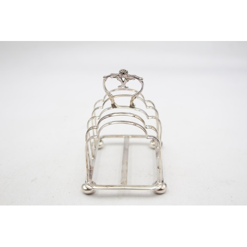 2260 - A Victorian Atkin Bros hallmarked Sheffield silver toast rack, dated 1900 - approx. gross weight 92g