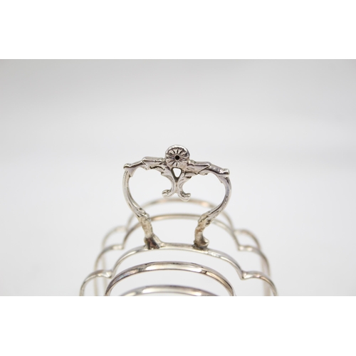 2260 - A Victorian Atkin Bros hallmarked Sheffield silver toast rack, dated 1900 - approx. gross weight 92g