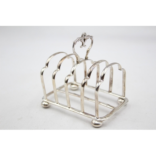 2260 - A Victorian Atkin Bros hallmarked Sheffield silver toast rack, dated 1900 - approx. gross weight 92g