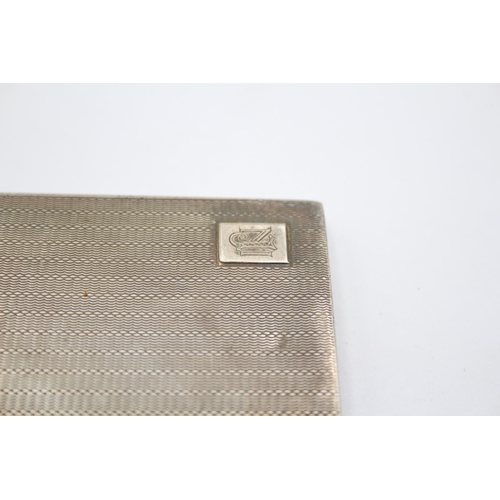 2265 - A George V E. F. Braham hallmarked Birmingham silver cigarette case, dated 1929 - approx. gross weig... 