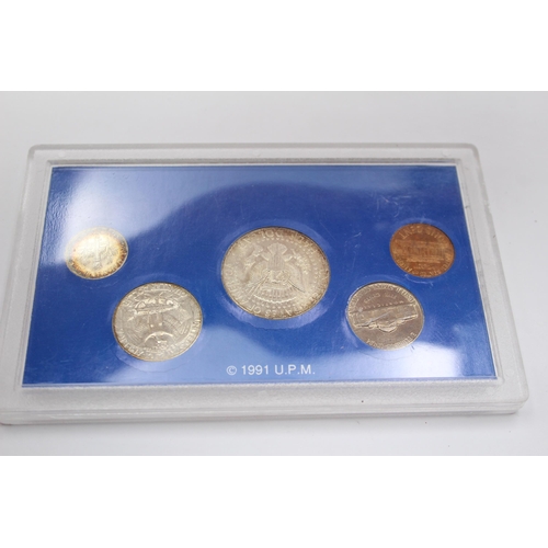 2285 - Six boxed American coin sets to include American Legacy Silver's Final Year Edition, Americana serie... 